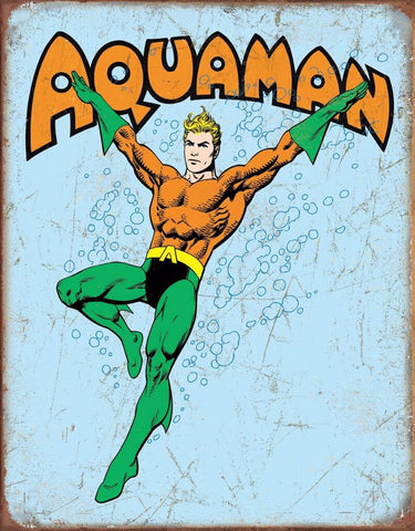 Aquaman Tin Sign