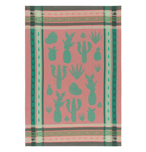 Dishtowel, Jacquard, "Cacti"
