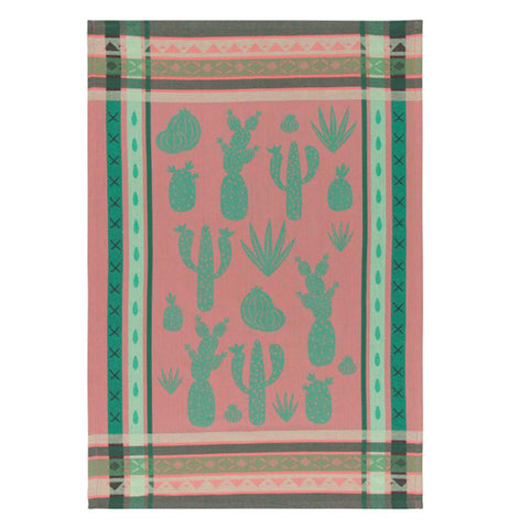 Dishtowel, Jacquard, "Cacti"