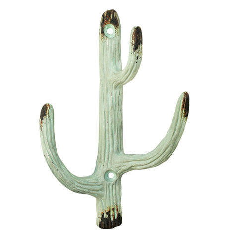 "Sage Saguaro Cactus" Wall Hook