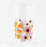 Berries and Florals Glass Tumbler