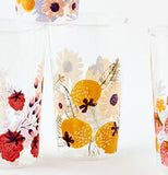 Berries and Florals Glass Tumbler