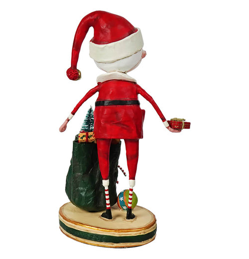 "Santa &amp; His Sack" Figurine
