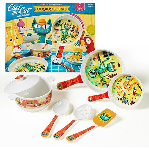 Chet The Cat, 7 Piece Cooking Set