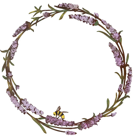 Lavender & Bee Wreath