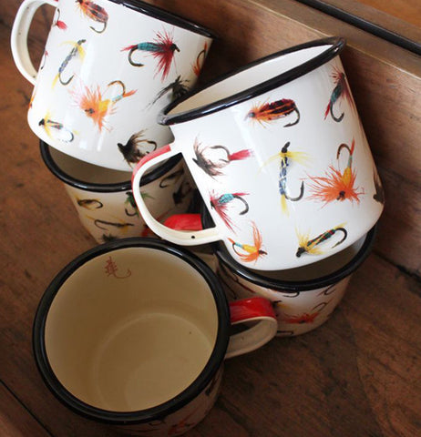 Enamel Mug "Flies"