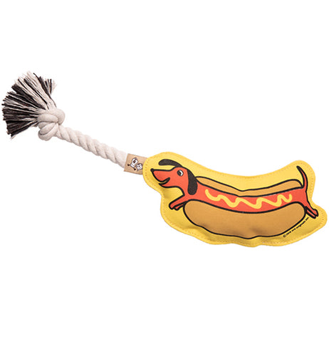 Hot Dog Pet Toy Rope