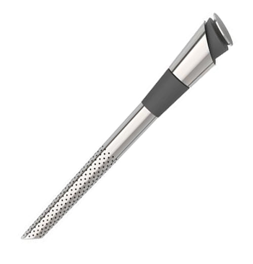 Black and silver filter wine spout.