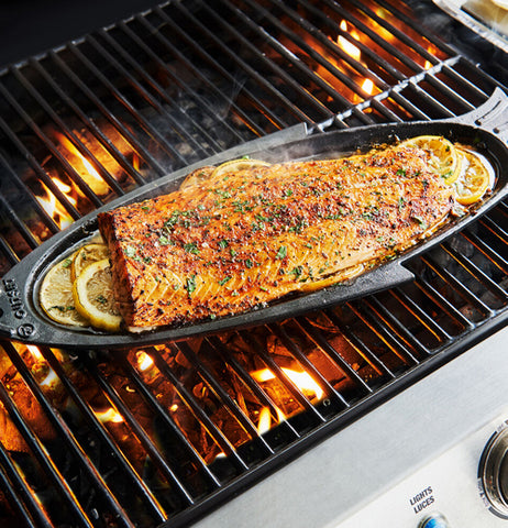 Outset Cast Iron Fish Grill Pan