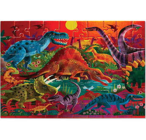 Foil Puzzle "Dazzling Dinosaurs"