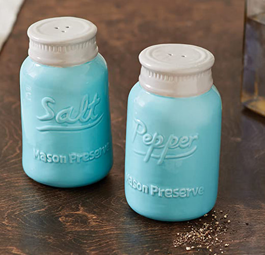 Mason Salt &amp; Pepper Shakers (Set of 2)