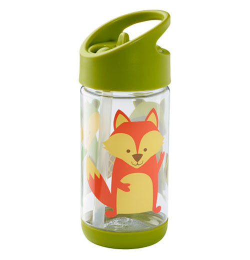 Flip &amp; Sip cup with a fox and a green lid.