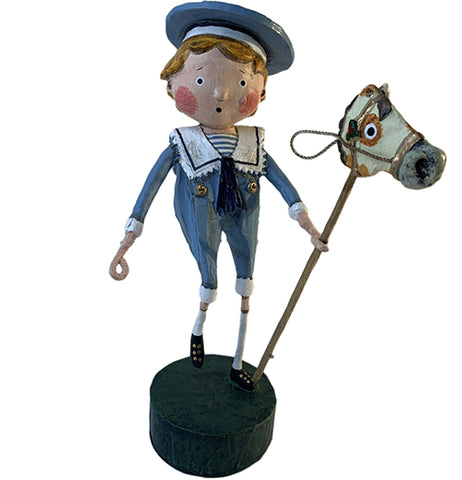 "Fritz with Toy Horse" Figurine