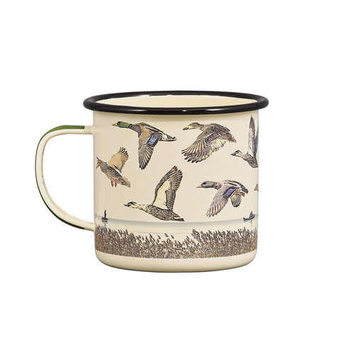 Enamel Mug, "Lake & Ducks"