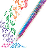 Gel Pen, Six Click Colored