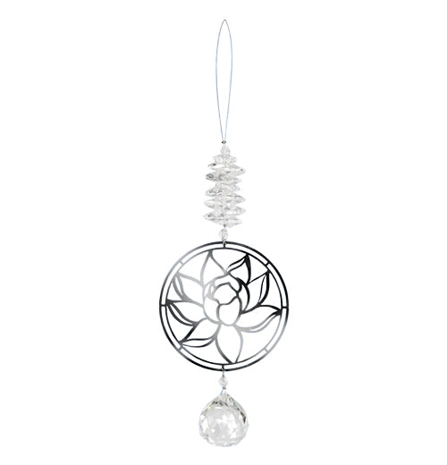 Lotus Chrystal Suncatcher