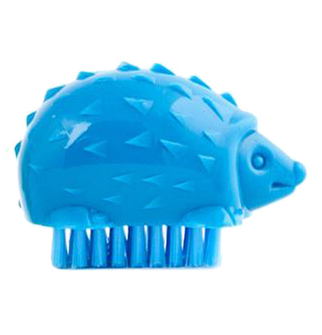 Blue hedgehog nail brush