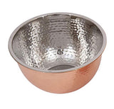 Hammered Stainless Steel Bowls