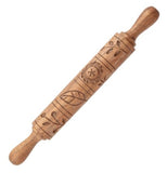 Hand-Carved Wood Rolling Pins