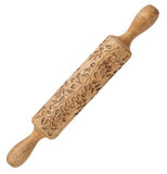 Hand-Carved Wood Rolling Pins