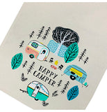 Dishtowel "Happy Camper"