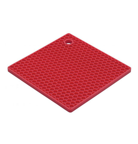 7''Silicone Honeycomb Trivet (Red)