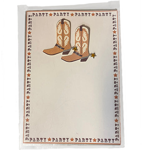 Cowboy Boots Cards (Set of 8)