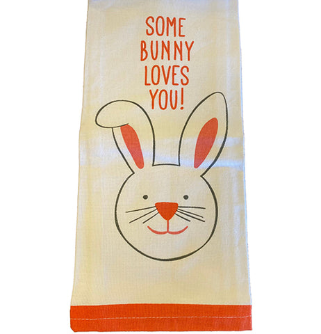 HOLIDAY "Some Bunny" Tea Towel (Set of 2)
