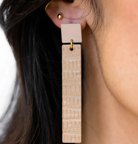 Iced Latte Lennons Earrings