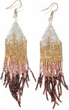Mixed Metallic Ombre Earrings