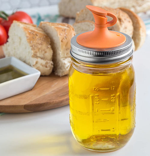 Jarware Oil Cruet Mason Jar Accessory