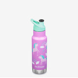 Insulated Water Bottle with Sport Cap, "Kid Classic" 12 Ounce
