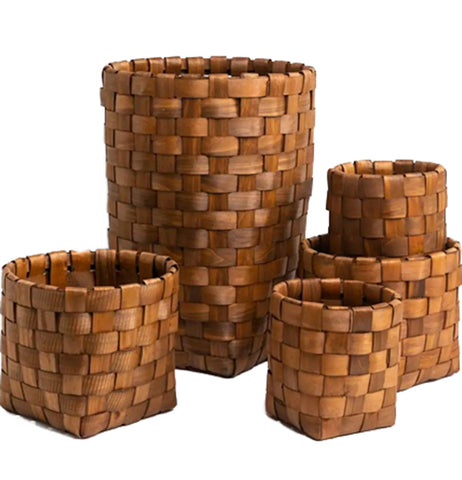 Round Chipwood Basket