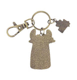 Llama Enamel Keychain