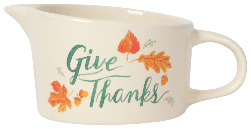 Thanksgiving Gravy Boat, "Autumn Harvest"