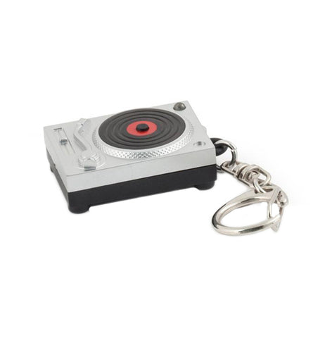 Turntable LED Keychain