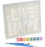 Live Happy Paint By Number Kit