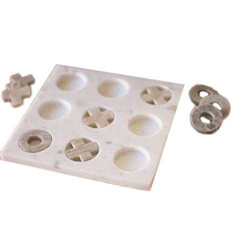 Marble Tic-Tac-Toe Board