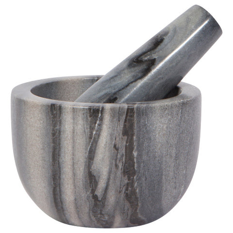 Marble Mortar and Pestle "Slate"