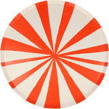 Stripe Paper Dinner Plate