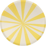 Stripe Side Paper Plate