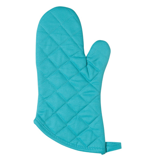 Bali Blue oven mitt with hook
