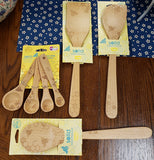 Solid Beechwood Honey Bee Corner Spoon