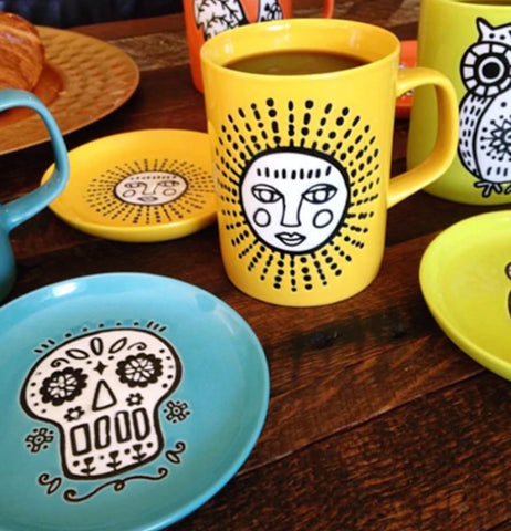 Cuppa Color Mug, "Yellow Sun"