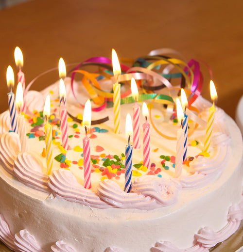 Multi Color Birthday Candles
