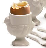 Porcelain Egg Cup & Spoon Set