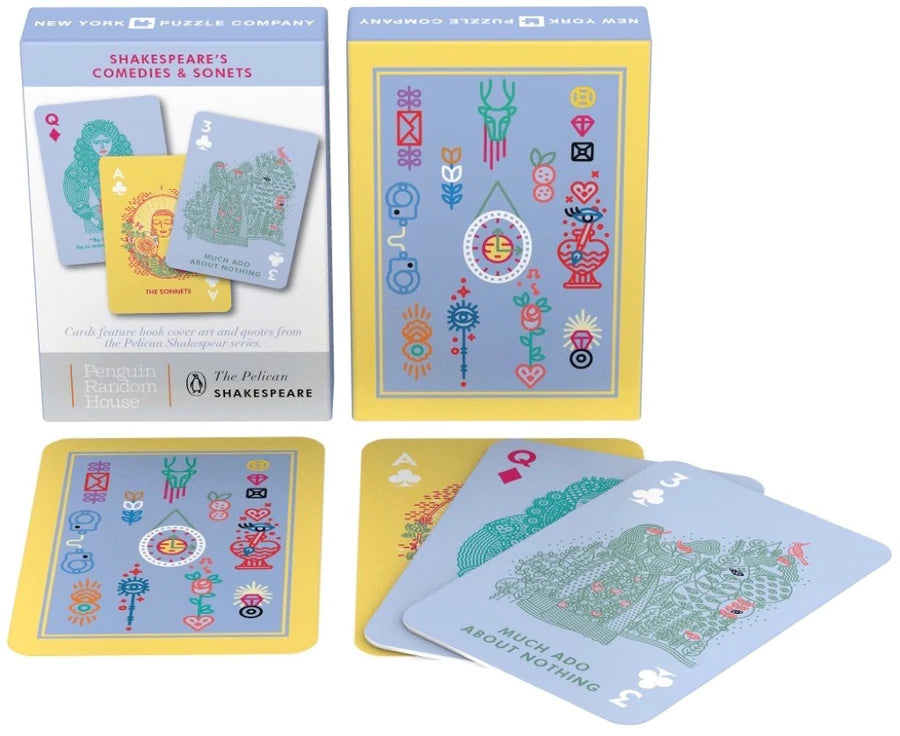 "Comedies &amp; Romance" Shakespeare Playing Cards