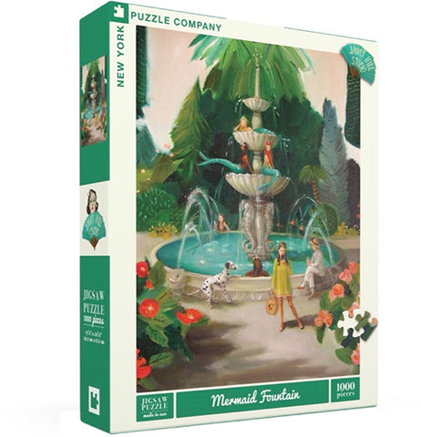 Mermaid Fountain 1000-Piece Puzzle
