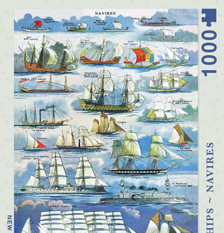Navires - Ships Puzzle - 1000 Pieces