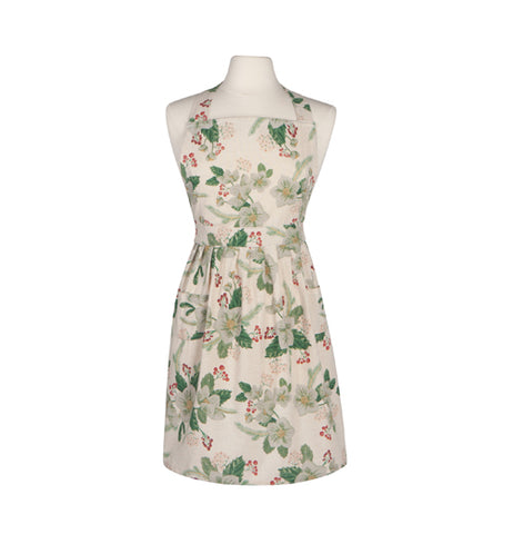 Christmas Apron, Classic "Winterblossom"